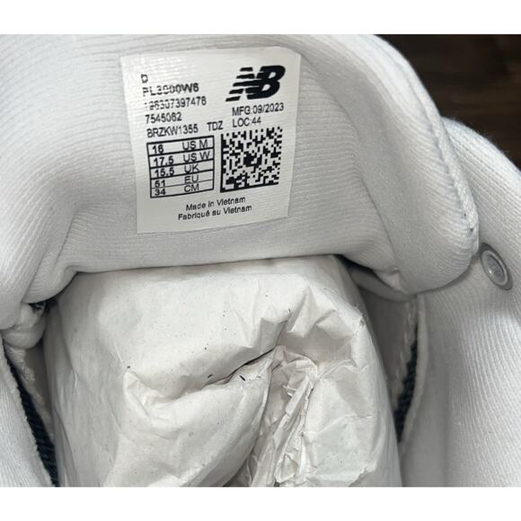 New Balance Men’s Fresh Foam 3000 V6 Molded Baseball Cleats White Size 16 D - Picture 8 of 8